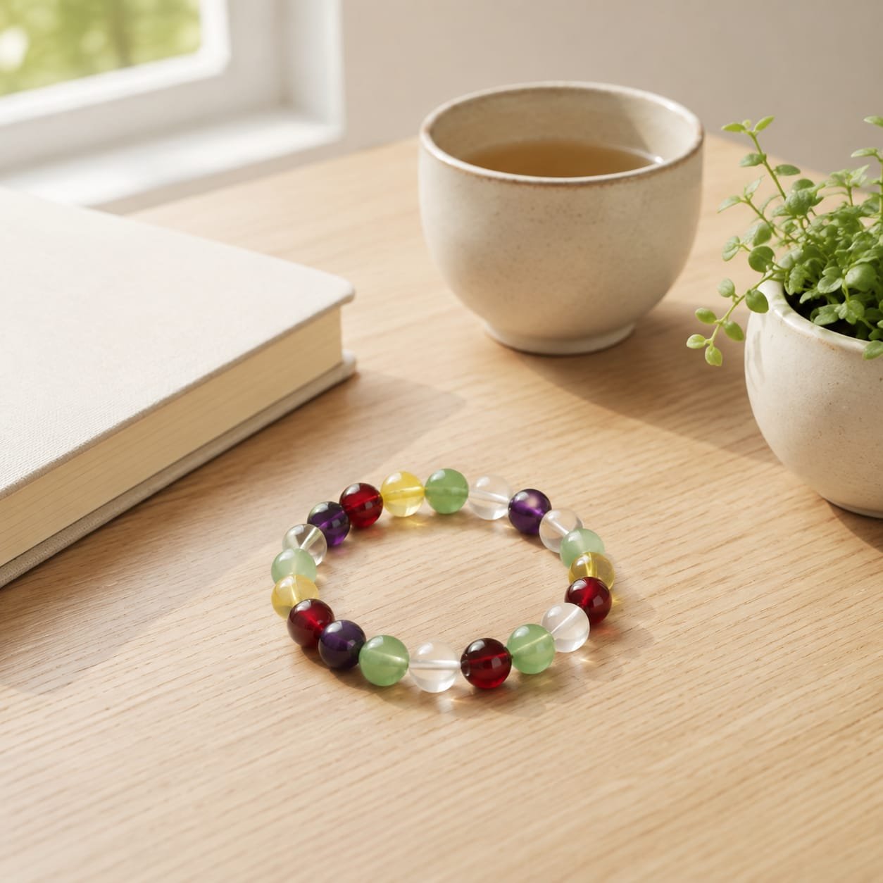 Reiki & Om–Blessed Everyday Balance & Vitality Bracelet - Image 4