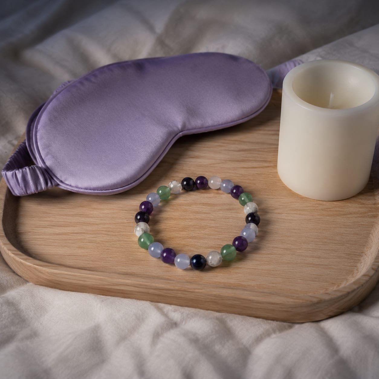 Reiki & Om–Blessed Evening Calm & Relaxation Bracelet - Image 2