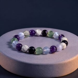 Reiki & Om–Blessed Evening Calm & Relaxation Bracelet