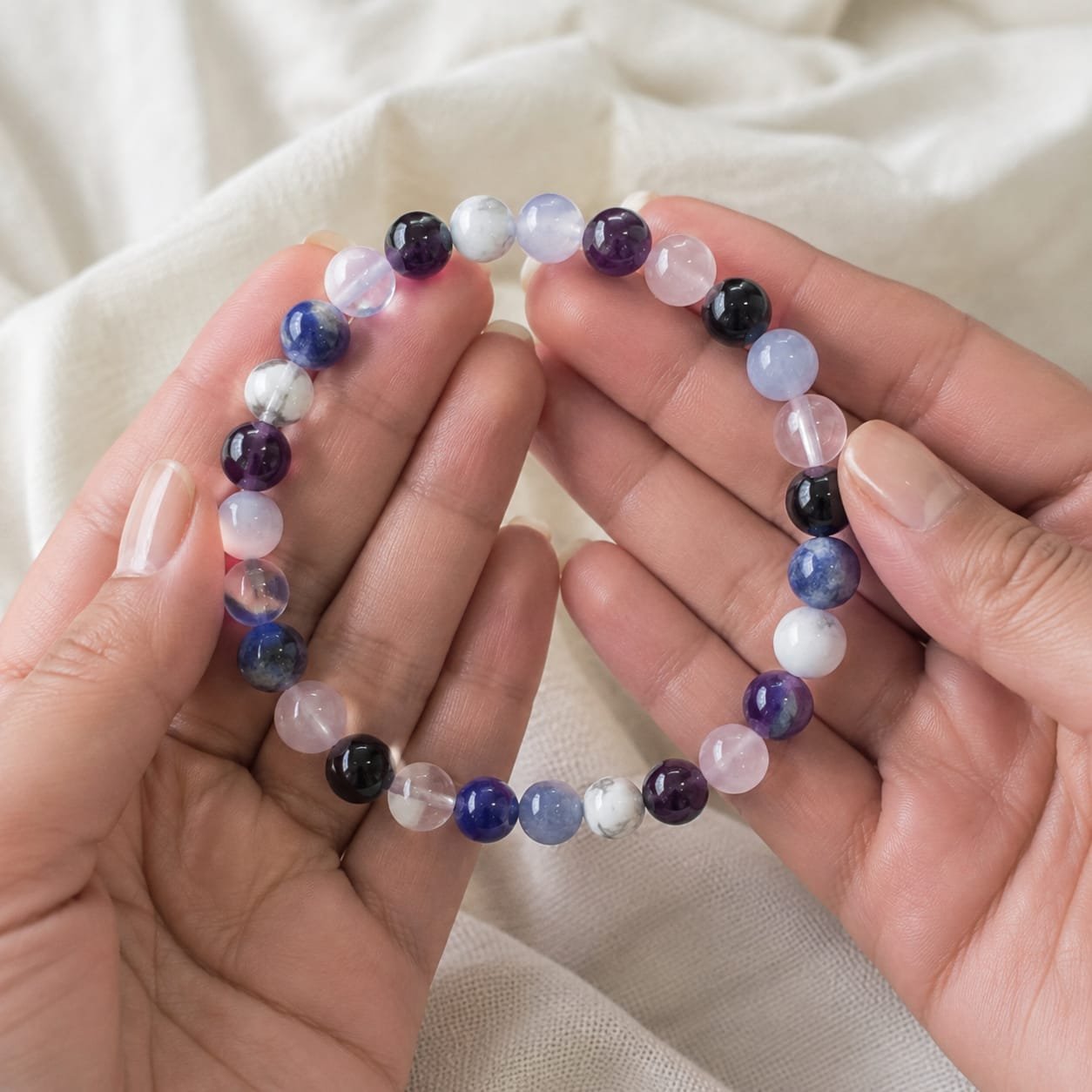 Reiki & Om–Blessed Calm & Emotional Harmony Bracelet - Image 5