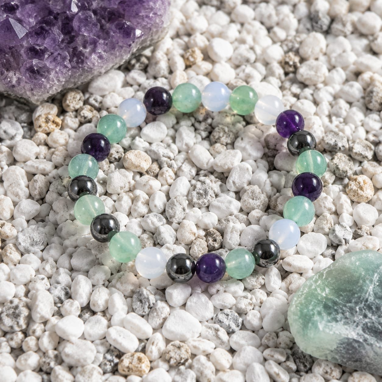 Reiki & Om–Blessed Calm, Focus & Comfort Bracelet - Image 2