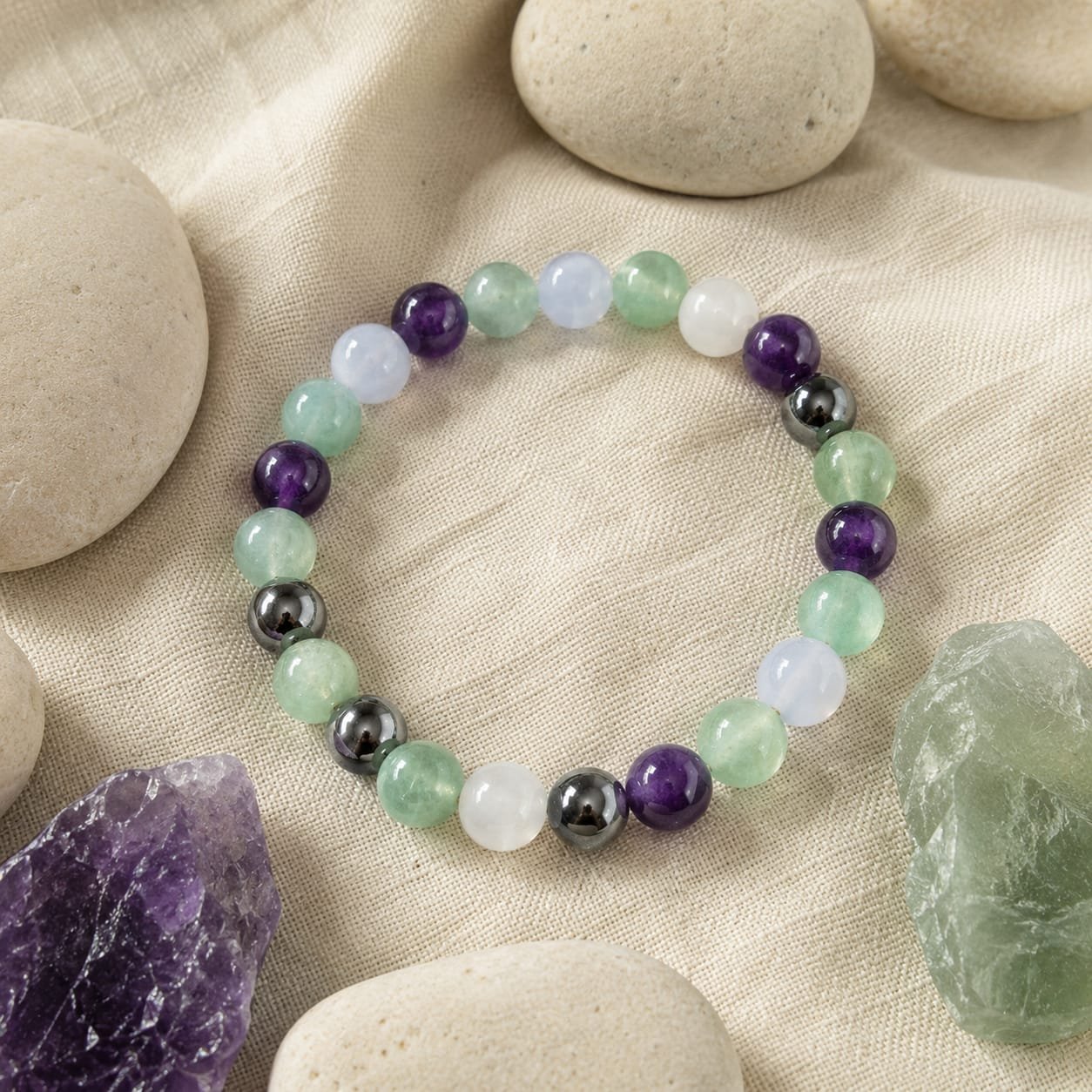 Reiki & Om–Blessed Calm, Focus & Comfort Bracelet - Image 6