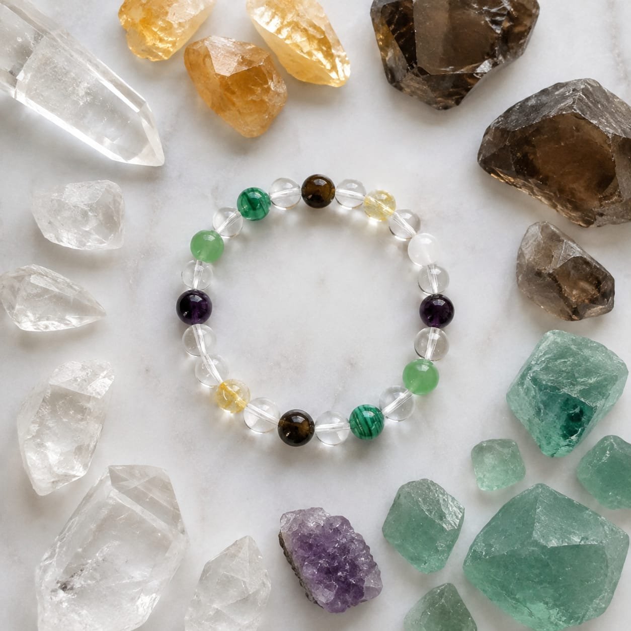 Reiki & Om–Blessed Study, Focus & Confidence Bracelet - Image 6