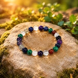 Reiki & Om–Blessed Strength, Courage & Hope Bracelet