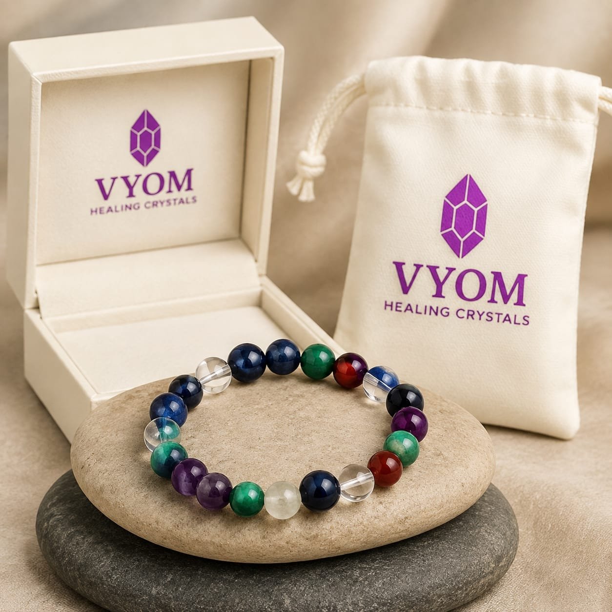 Reiki & Om–Blessed Strength, Courage & Hope Bracelet - Image 5