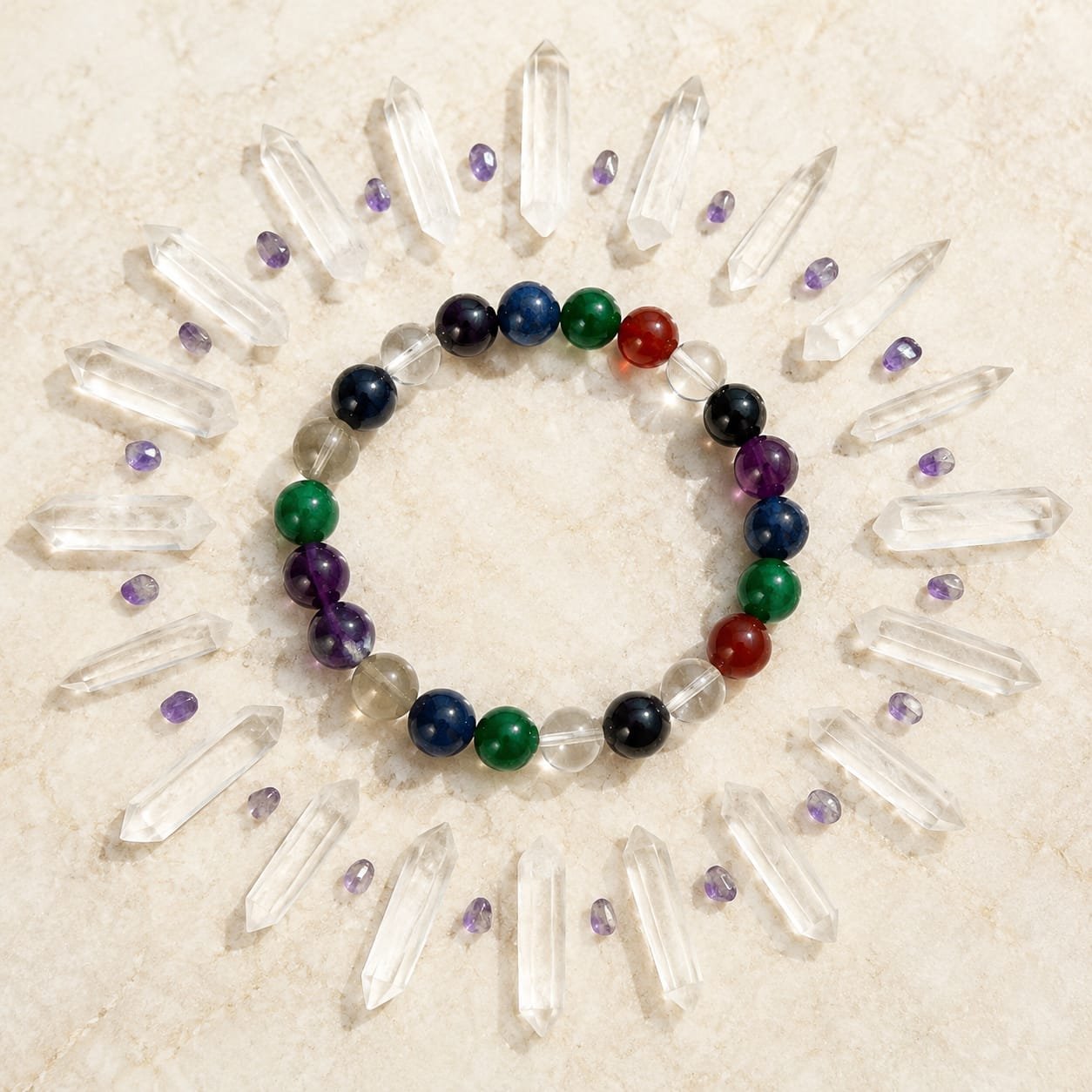 Reiki & Om–Blessed Strength, Courage & Hope Bracelet - Image 3