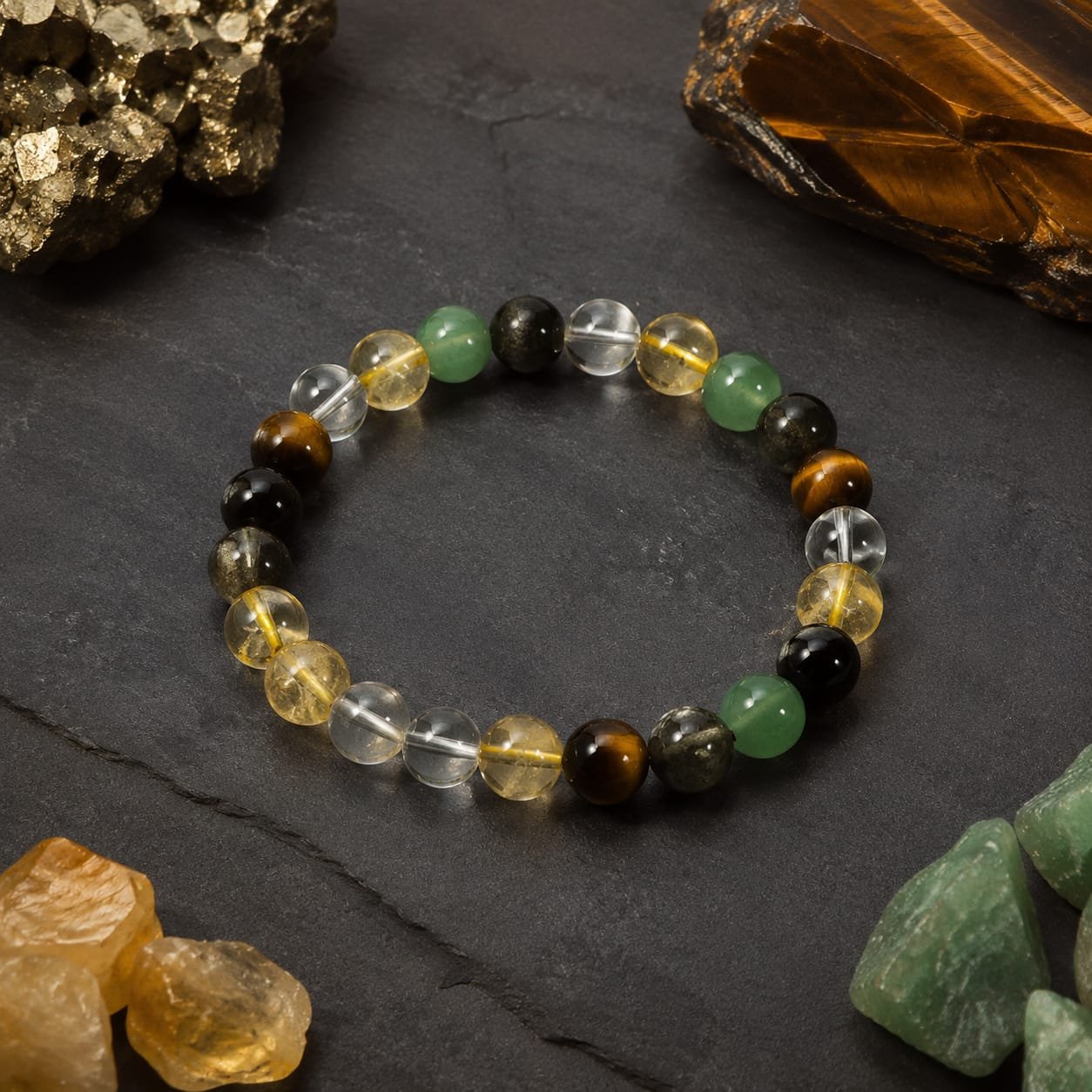Reiki & Om–Blessed Prosperity & Abundance Bracelet - Image 2