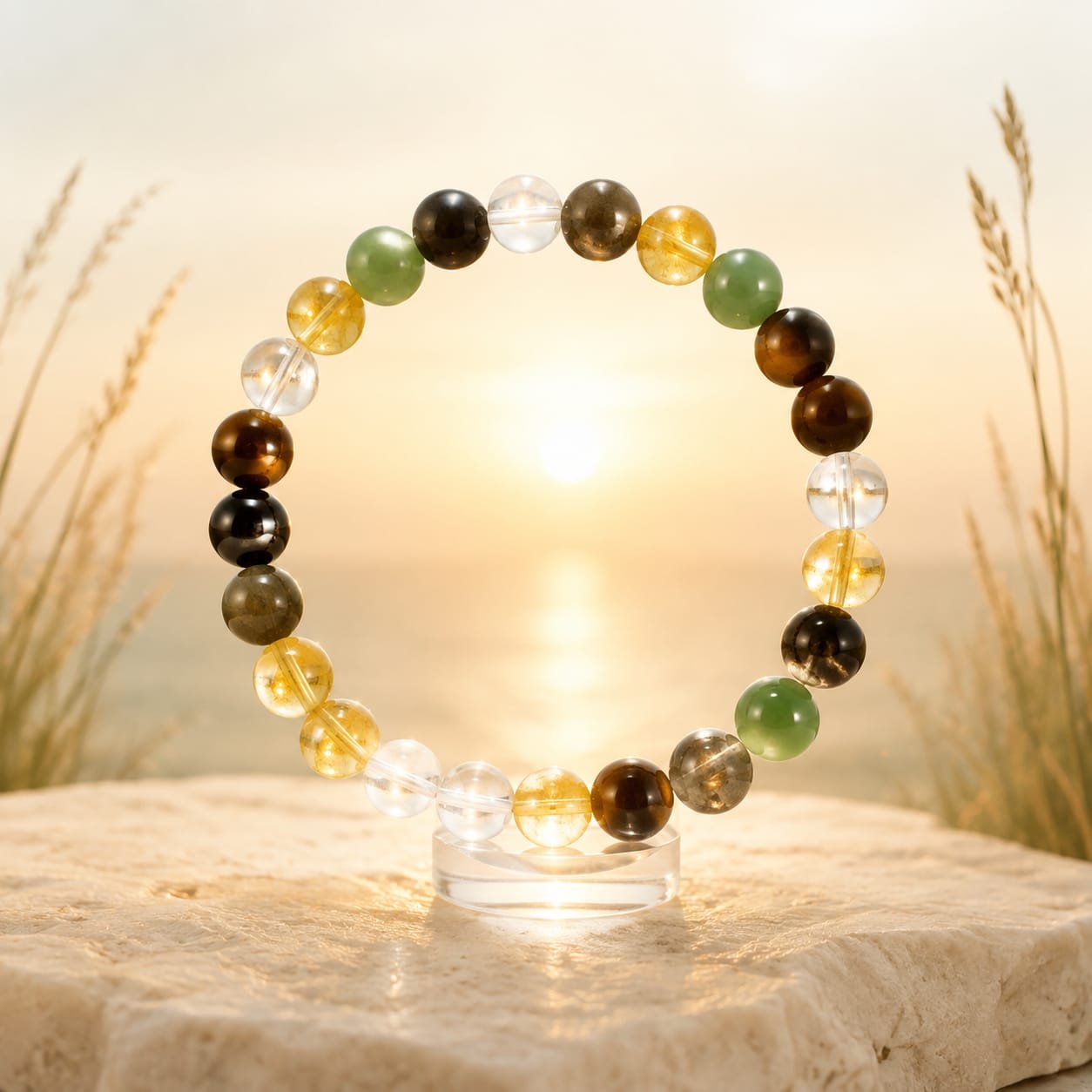 Reiki & Om–Blessed Prosperity & Abundance Bracelet - Image 5