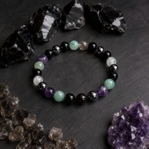 Reiki & Om–Blessed Grounding & Spiritual Protection Bracelet