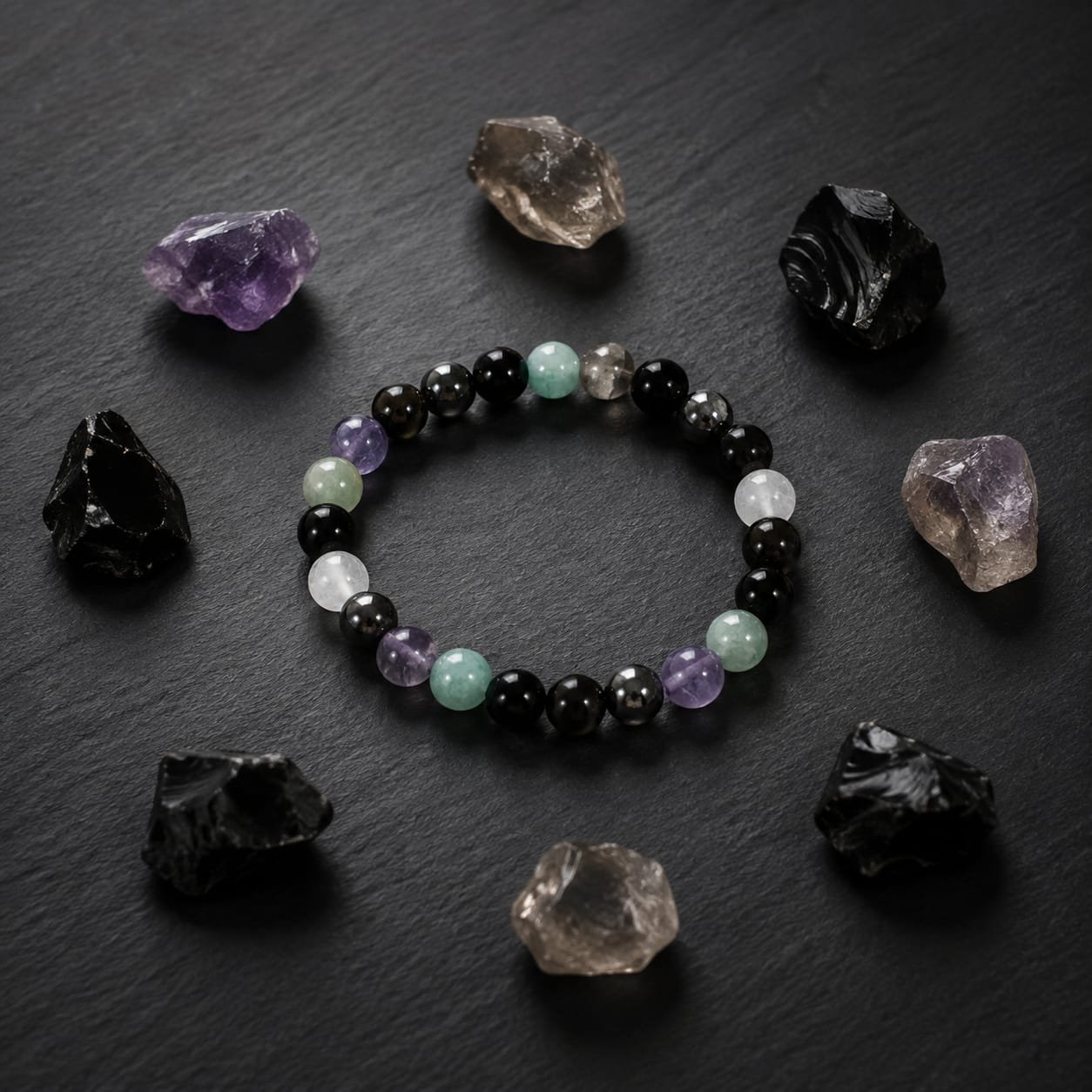 Reiki & Om–Blessed Grounding & Spiritual Protection Bracelet - Image 7